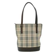 Pre-owned Leather totes Burberry Vintage , Brown , Dames