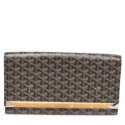 Pre-owned Leather clutches Goyard Vintage , Multicolor , Dames