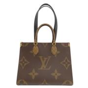 Pre-owned Canvas louis-vuitton-bags Louis Vuitton Vintage , Brown , Da...