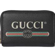 Pre-owned Canvas wallets Gucci Vintage , Black , Dames