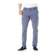 Extra Slim Cargo Broek in Stretch Twill Mason's , Blue , Heren