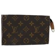 Pre-owned Canvas pouches Louis Vuitton Vintage , Brown , Dames