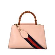 Pre-owned Leather totes Gucci Vintage , Pink , Dames