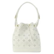 Pre-owned Leather louis-vuitton-bags Louis Vuitton Vintage , White , D...