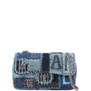 Pre-owned Fabric chanel-bags Chanel Vintage , Blue , Dames