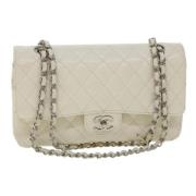 Pre-owned Leather chanel-bags Chanel Vintage , Beige , Dames