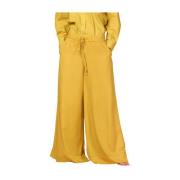 Relaxed Fit Modal Chino Broek Mason's , Yellow , Dames