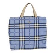 Pre-owned Nylon totes Burberry Vintage , Blue , Dames