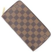 Pre-owned Canvas wallets Louis Vuitton Vintage , Brown , Dames