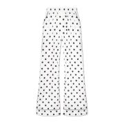 Zijden broek Dolce & Gabbana , White , Dames