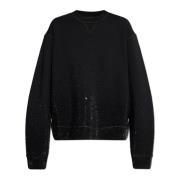 Sweatshirt met strass Dsquared2 , Black , Dames