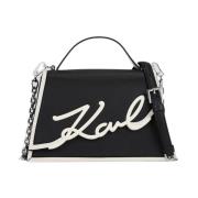 Stijlvolle Crossbody Tas Aero Karl Lagerfeld , Black , Dames