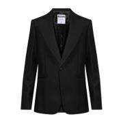 Blazer met gesloten revers Moschino , Black , Heren