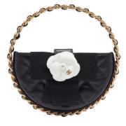 Pre-owned Leather chanel-bags Chanel Vintage , Black , Dames