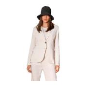 Helena Linen Viscose Blazer Mason's , Beige , Dames