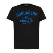 Bedrukt T-shirt Dsquared2 , Black , Heren