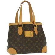 Pre-owned Canvas louis-vuitton-bags Louis Vuitton Vintage , Brown , Da...