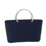 Pre-owned Canvas chanel-bags Chanel Vintage , Blue , Dames