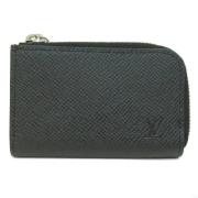 Pre-owned Leather wallets Louis Vuitton Vintage , Black , Dames