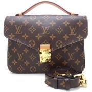 Pre-owned Canvas handbags Louis Vuitton Vintage , Brown , Dames