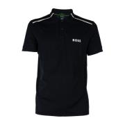 Klassiek Polo Shirt voor Mannen Hugo Boss , Black , Heren