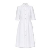 Jurk met kraag Dolce & Gabbana , White , Dames