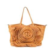 Pre-owned Leather totes Valentino Vintage , Brown , Dames