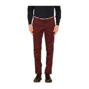 Winter Heren Chino Broek Slim Fit Mason's , Red , Heren