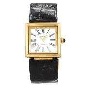 Pre-owned Yellow Gold watches Chanel Vintage , White , Dames