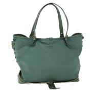 Pre-owned Leather totes Chloé Pre-owned , Green , Dames