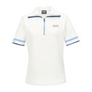 Korte Mouw Polo Shirt Licht Ivoor Duvetica , Beige , Dames