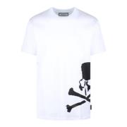 Skull Bones T-Shirt Philipp Plein , White , Heren