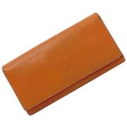 Pre-owned Leather wallets Loewe Pre-owned , Brown , Dames