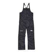 Beperkte Oplage Zwarte Dungarees voor Skiën Kaws , Black , Dames