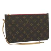 Pre-owned Canvas pouches Louis Vuitton Vintage , Brown , Dames