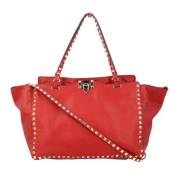 Pre-owned Leather totes Valentino Vintage , Red , Dames