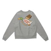 Beperkte Oplage Grijze Sweatshirt Human Made Kaws , Gray , Heren