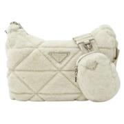 Pre-owned Fur prada-bags Prada Vintage , White , Dames