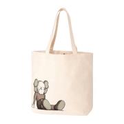 Vakantie Tote Tas Natuurlijke Limited Edition Kaws , Beige , Dames