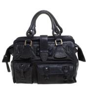 Pre-owned Leather totes Chloé Pre-owned , Black , Dames