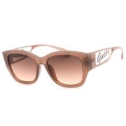 Bruine Resin Zonnebril voor Vrouwen Guess , Brown , Dames