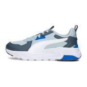 Blauwe Lite Jr Sneakers voor Jongens Puma , Blue , Heren