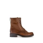 Klassieke Veterschoenen van Leer Gabor , Brown , Dames