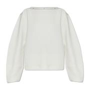 Sweatshirt met logo Emporio Armani , White , Dames