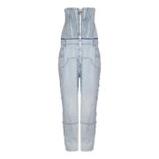 Katoenen vintage boyfriend jeans Balmain , Blue , Dames