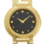 Pre-owned Yellow Gold watches Versace Pre-owned , Black , Heren