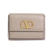 Pre-owned Leather wallets Valentino Vintage , Pink , Dames