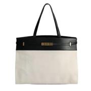 Pre-owned Canvas shoulder-bags Yves Saint Laurent Vintage , White , Da...