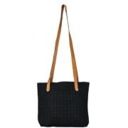 Pre-owned Canvas shoulder-bags Hermès Vintage , Black , Dames