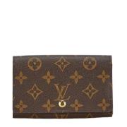 Pre-owned Canvas wallets Louis Vuitton Vintage , Brown , Dames